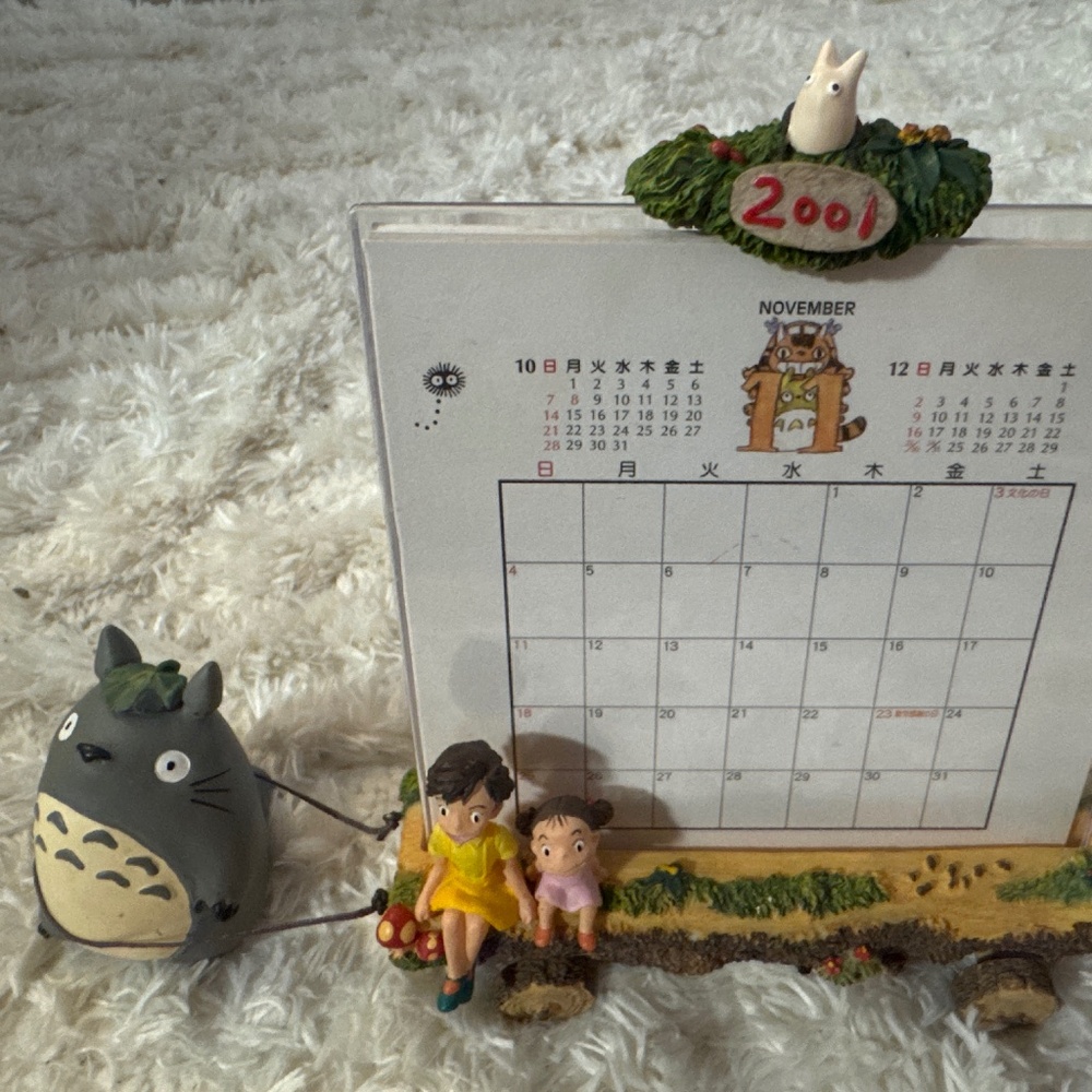 My Neighbor Totoro 2001 Calendar Satsuki Mei Totoro Decoration